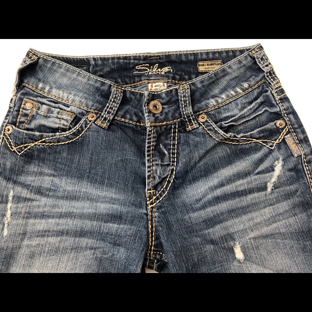 ***SOLD*** Silver Suki Surplus Bootcut Jean - Picture 4 of 5